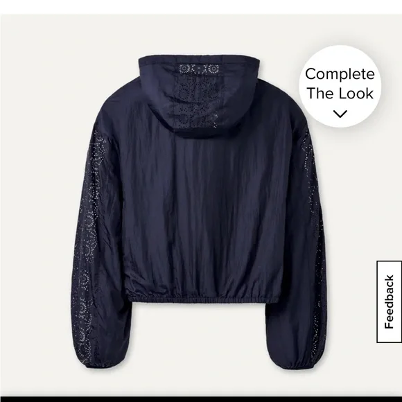 Authentic UGG Chiara Full-zip Hooded Jacket Women's S, Sophisticated Navy Blue! - Picture 9 of 13